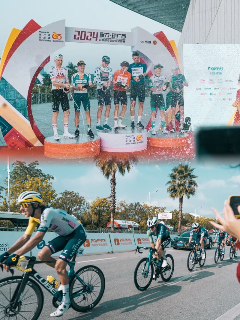 Co-Brand-Radsport-Sonnenbrille mit 2024 UCI WorldTour/Tour of Guangxi